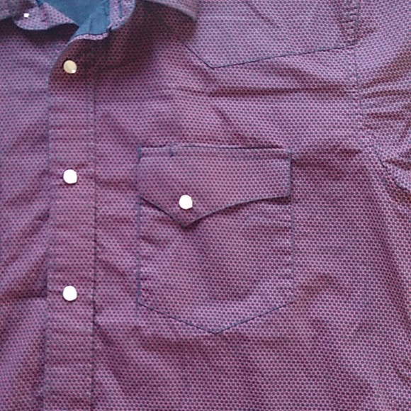 Outdoor Casuals Western Cowboy Rodeo Shirt Short sleeve snap down shirt size XL - Picture 6 of 12